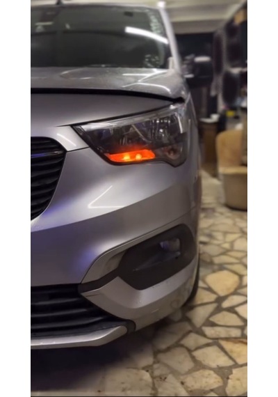 Opel Combo Yeni Kasa Uyumlu Gündüz Farı Ampulü Turuncu Amber 1 Çift