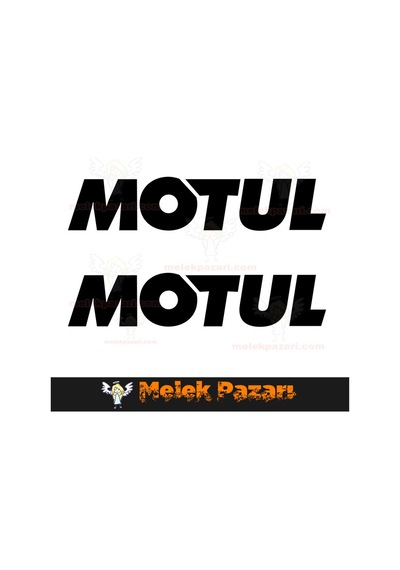 2 Adet - Motul Yağ Oto Ve Bisiklet Sticker V2