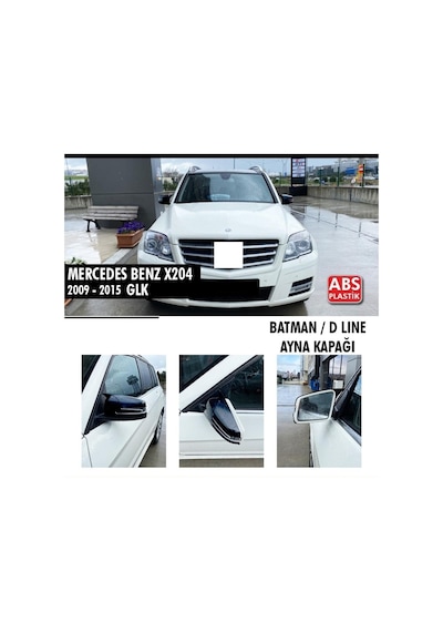 Mercedes Glk Serisi X204 (2009 - 2015) Batman Yarasa Ayna Kapağı (