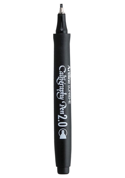 Artline Supreme Calligraphy Pen 2.0 Kaligrafi Kalemi Siyahı