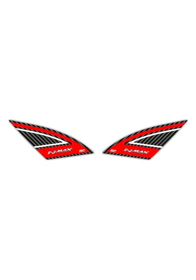 GP Kompozit Yamaha NMAX 125 / 155 2021-2023 Uyumlu Yan Pad Kırmızı