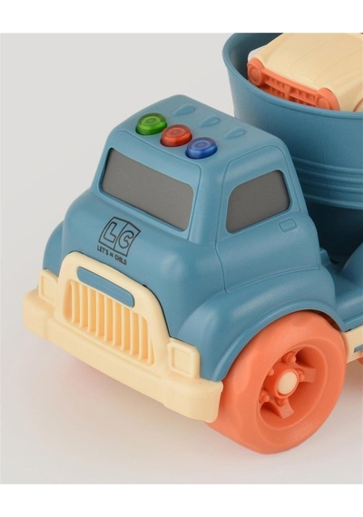 Let's Be Child Işıklı Ve Sesli Taşıyıcı Tır Ve 2 Minik Araç Lc-31022 Lacivert Mavi