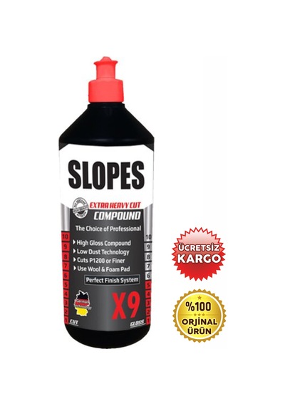 Slopes X9 Agresif Çizik  Pasta 1000 Ml