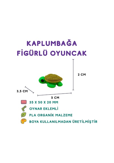10'lu Set Yarasa Tırtıl Koç Kedi Kuş Kaplumbağa Fare Fok Ayı