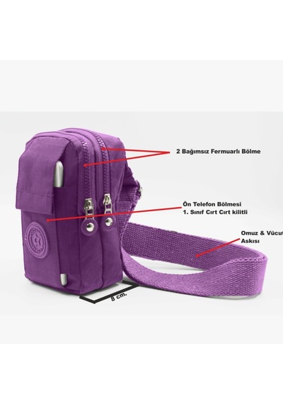 Bizoon 109K Krinkl Minimal Sırt Ve Göğüs Çantası Bodybag