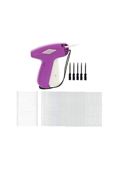 Standart 45mmtekstil Kılçık Ve Tabancası Ve 5 Li Yedek Iğnesi Set