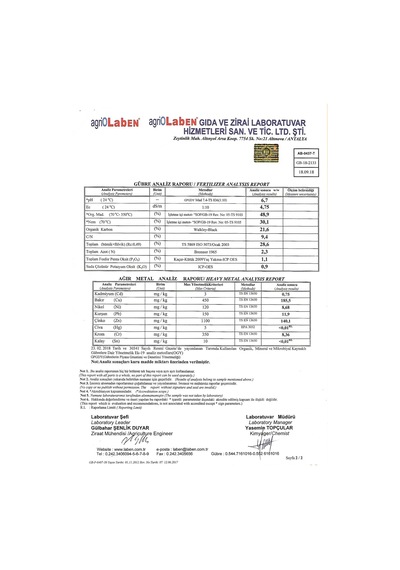 Bersol ® %100 Organik Solucan Gübresi 1 KG