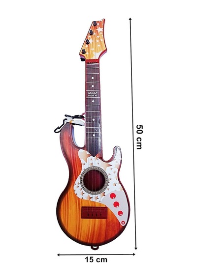 Oyuncak Gitar Elektro Gitar Okul Gösterileri Için Gitar 50cm