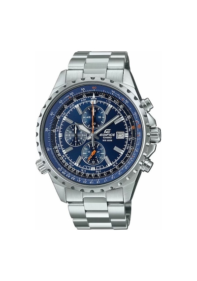 Casio Ef-527d-2avdf Edifice Quartz Çelik Gri Mavi Kadran 46 Mm Erkek Kol Saati Gri