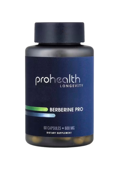 Prohealth Longevity Berberine Hcl Pro 600 Mg 60 Capsules