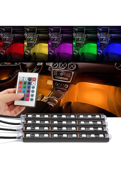 Ayak Altı Led Sese Duyarlı Uzaktan Kumandalı Carub (391662277)
