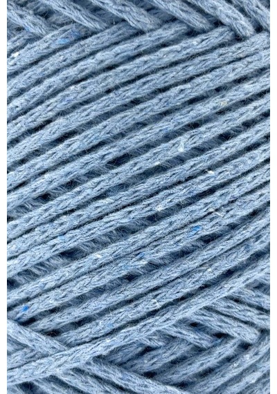 Premium Koton Pamuk Makrome İpi Bebe Mavisi 2mm Cotton Zincir Makrome Çanta İpi Supla İpi Koton İp