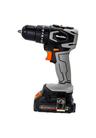 Max Extra MX1830 20 V 1.5 Ah Çift Akülü Darbeli Matkap