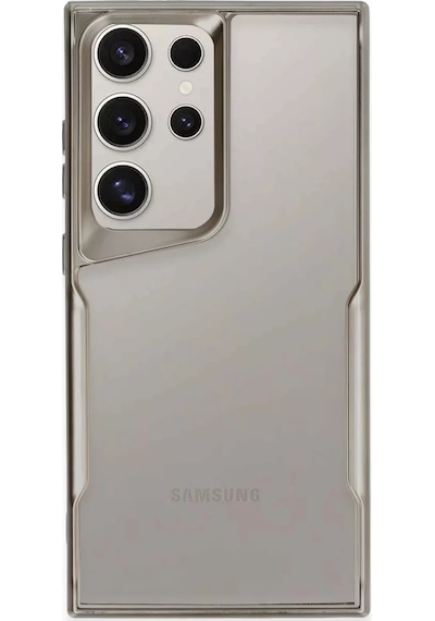 Newface Samsung Galaxy Uyumlu S25 Ultra Kılıf Boyi Silikon Kapak - Titan Gri - Özel Seri 8683140830885