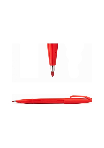 Pentel S520 Imza Kalemi - Kırmızı