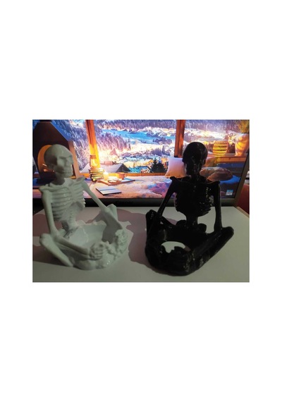 2 Li İskelet Mumluk - Tealıght- Renkli