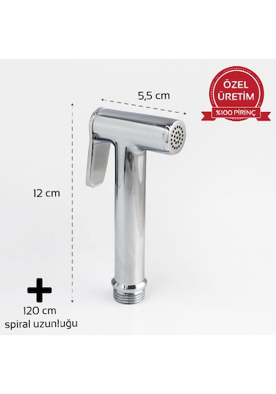 Çapa Pirinç Tabancalı Taharetmatik 0946P Krom