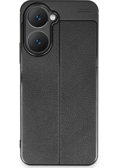 Vivo Y18 Kılıf Auto Focus Kapak Siyah