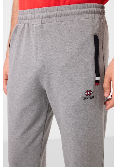 Tommy Life Gri Melanj - Siyah Fermuar Cepli Dar Kalıp Klasik Paça Erkek Eşofman Alt - 84649 Gri Melanj - Siyah Tommy Life Gri Melanj - Siyah Fermuar Cepli Dar Kalıp Klasik Paça Erkek Eşofman Alt - 84649 Gri Melanj - Siyah