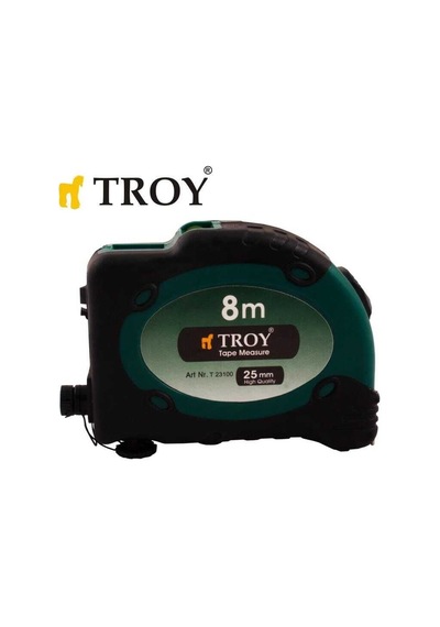 Troy 23100 Lazerli Şerit Metre 8 X 25mm 8 M