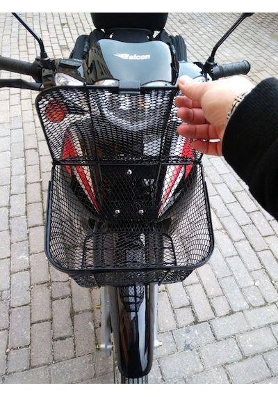 Cup Motosiklet Ön Sepet Kapakli 3 Delikli 329540813