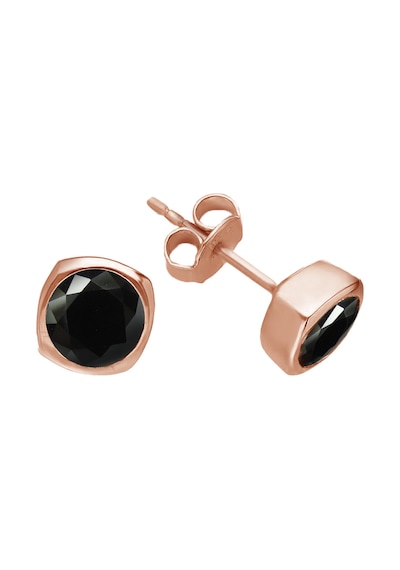 Sirius 0.50 Karat Siyah Pırlanta Taşlı Tektaş Küpe 0844E0035