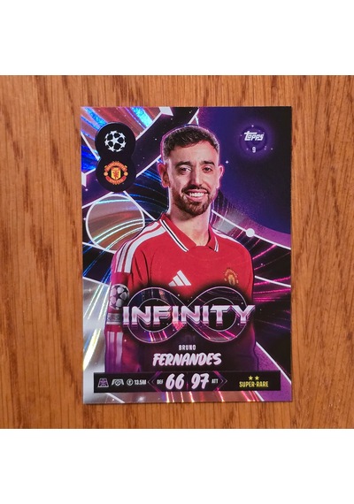 Topps Match Attax 2027 Bruno Fernandes Infinity Oyun Kartı