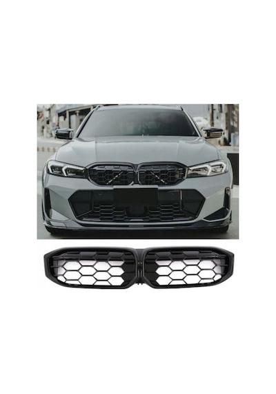 Autogp Bmw G20 Lci Ön Panjur Izgara Böbrek 340i Model Piano Black Diamond 2023+