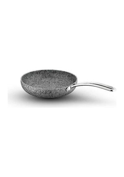 Brioni Stone Age Çizilmez Yanmaz Yapışmaz İndüksiyonlu 20 Cm Tava Gri