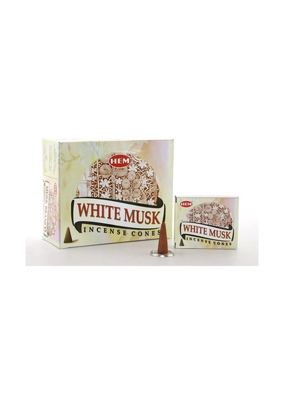 Buğz White Musk Aromalı Konik Tütsü