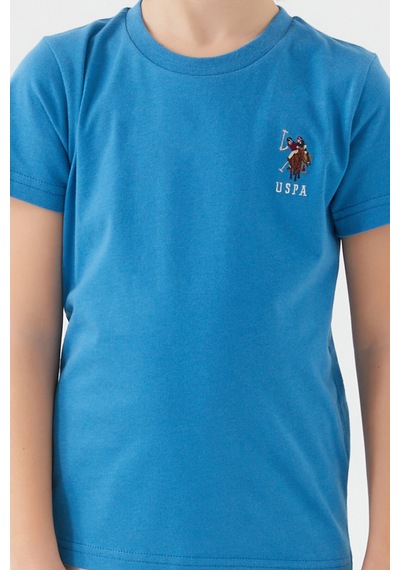 U.S. Polo Assn. U.s. Polo Assn Erkek Çocuk Mavi Bermuda Takım 5274-33397 Mavi