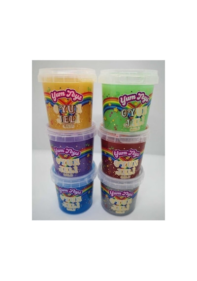 Yumtoys Gold Serisi Slaym - Hazır Slime 6'lı Tüm Renkler 140x6 Gr Sarı
