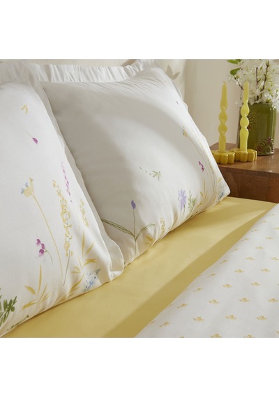 Karaca Home Jody %100 Pamuk Tek Kişilik Nevresim Takımı Sarı Sarı