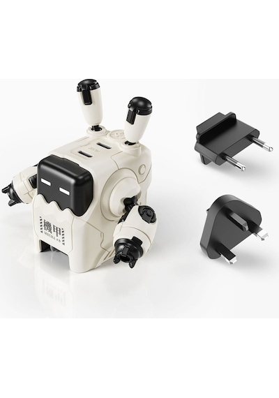GravaStar Delta35 Beyaz Robot Figürlü 35W Hızlı Şarj Adaptörü