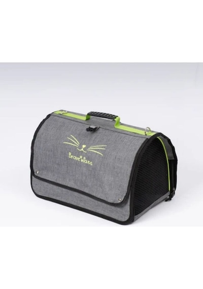 Brave Paws Flybag Model Perdeli Yırtılmaz Fileli Kedi ve Köpek Havayolu Taşıma Çantası - GriBrave Paws Flybag Model Perdeli Yırtılmaz Fileli Kedi ve Köpek Havayolu Taşıma Çantası - Gri