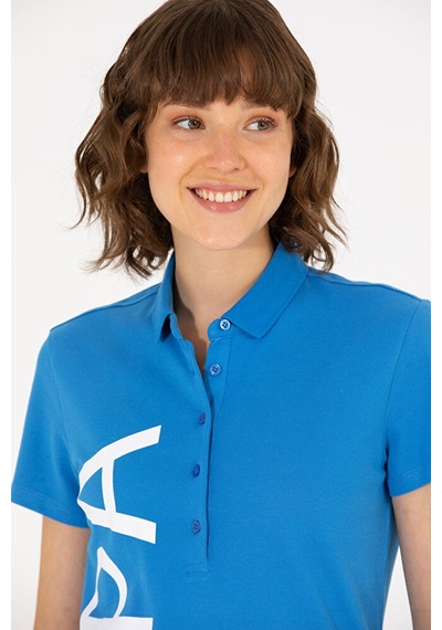 U.S. Polo Assn. Kadın Polo Yaka Tişört 50262939-vr033 168389