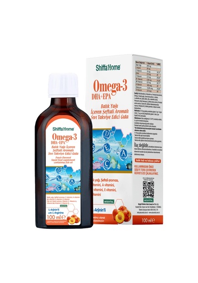 Aksuvital Omega-3 Epa+dha Balık Yağı Şeftali Aromalı 100 Ml 8'li Paket