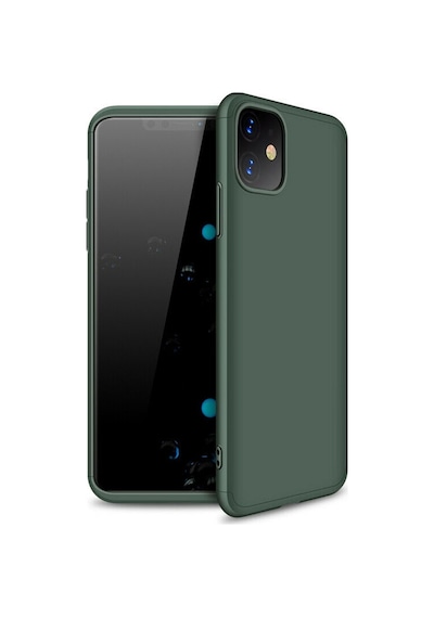Apple Uyumlu iPhone 11 3 Parçali 360 Tam Koruma Gkk Rubber Kapak Kilif 403228564