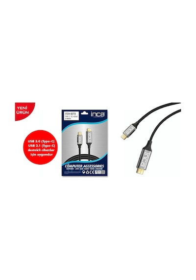 Itch-02Tx Type-C To Hdmı 4K Altın Uçlu  Kablo 2 Metre