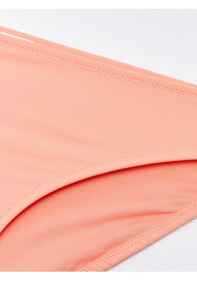 Lcw Dream Mercan Düz Raşel Kumaş Kadın Bikini Alt