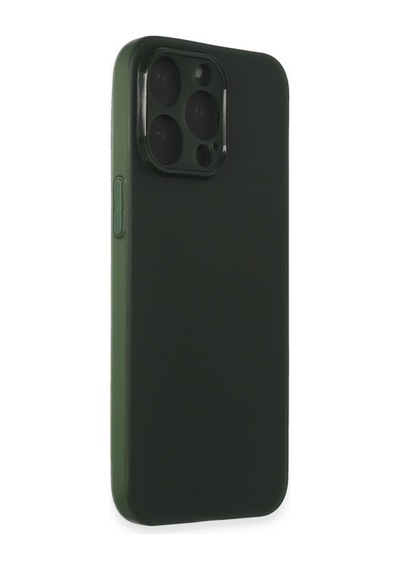 Apple  Uyumlu  iPhone 15 Pro Kılıf Puma Silikon Yeşil