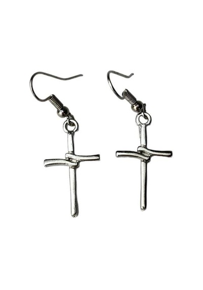 Gotik Hac İşareti Unisex Küpe Çok Renkli