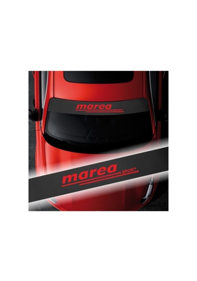 Es Seri10 Fiat Marea Için Karbon Ön Cam Oto Sticker