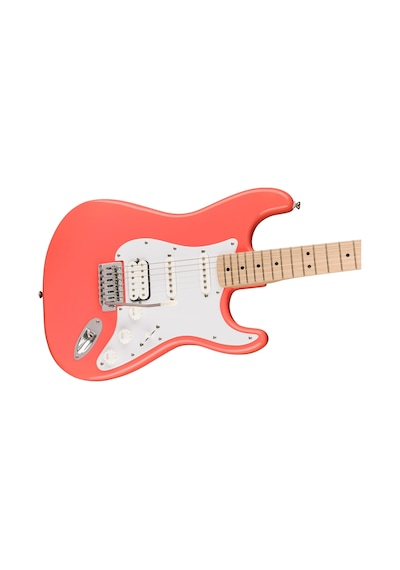 Squier Sonic Stratocaster Hss Akçaağaç White Pickguard Tahitian Coral Elektro Gitar