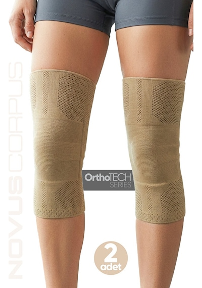 2'li Ortopedik Fitness Spor Dizlik Knee Sleeve Spor Antrenman Destek Gym Ortopedik Dizlik
