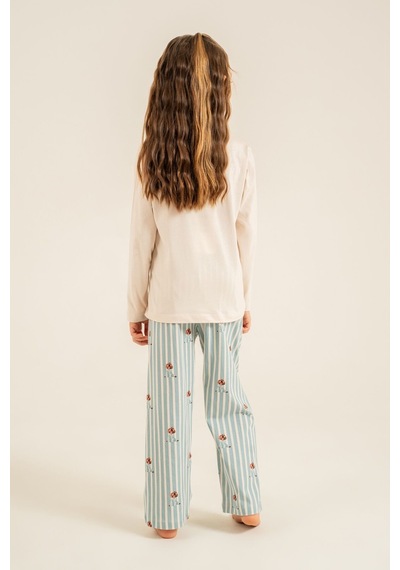 Arnetta Anne Kız Sweet Dreams Krem Uzun Kol Pijama Takım Ar3734-a-v1 Ar3734-a-v1