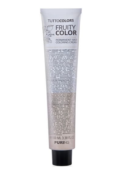 Puring Fruity Color Meyve Asitli Profesyonel Krem Saç Boyası 100ml - 7.23 Kumral İrize Dore Viyole Kumral