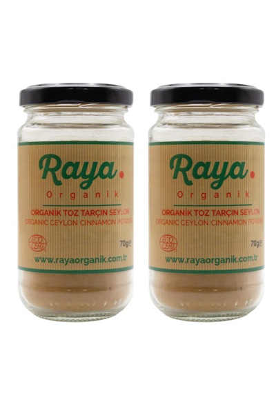 Organik Selyon Toz Tarçın 2 Li Set 2 X 70 Gr Toplam 140 Gr 70 G