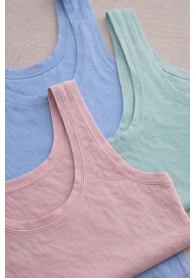 Demirsa Boutique Modal Atlet 3 Lü Set Geniş Askılı Biyeli Yumuşak Esnek Basic Kadın Yeşil-pudra-mavi Demirsa Boutique Modal Atlet 3 Lü Set Geniş Askılı Biyeli Yumuşak Esnek Basic Kadın Yeşil-pudra-mavi