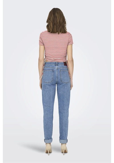 Only Onlwendy S/s Ruchıng Top Jrs 15284982 Gül Rengi 001